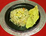 A picture of step 5 of Chinese Egg Fried Rice.
