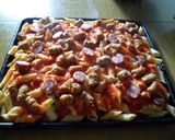 Foto del paso 3 de la receta: Fideos macarrones rellenos a la napolitana