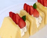 รูปขั้นตอนการทำที่ 12 ของ เค้กไข่แซนด์วิชสตรอว์เบอร์รี