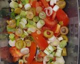 Gyros teljes kiőrlésű tortillában recept fázis 3 fotója
