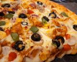A picture of step 4 of 🍕🍕🍕Chicken fajita pizza🍕🍕.