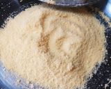 A picture of step 2 of Besan Mohanthal.