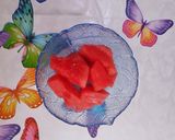 Foto del paso 1 de la receta Sandía con salsa de yogurt