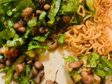 Noodles with beans