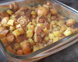 Foto del paso 3 de la receta: Papas con champiñones especiados en leche de coco