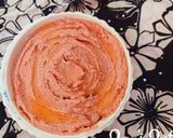 A picture of step 3 of Beetroot Hummus.