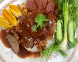รูปขั้นตอนการทำที่ 3 ของ ข้าวเนื้อแดง