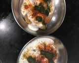 A picture of step 7 of Dahi Vada.