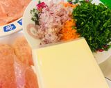 Hình bước làm 2 của món Ức gà nhồi cơm rau và cheese