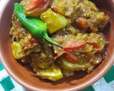 A picture of step 5 of Baingan ka Bharta.