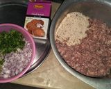 A picture of step 3 of Instant Chapli kabab.