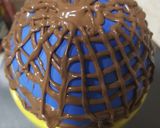 A picture of step 7 of Malt cake with choclate cream cheese frosting #foodies&Friends.