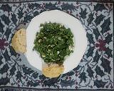 Foto del paso 2 de la receta: Ensalada de rúcula, ajo y parmesano, para acompañar carnes asadas