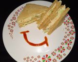 A picture of step 4 of Curd vegetable sandwich (healthy).