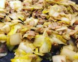 Une image de l'étape 2 de Tagliatelles à la crème et endives.