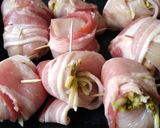 A picture of step 6 of Chiken rolls.