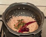 A picture of step 4 of Little millet lemon rice.