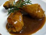 Pollo en ponymalta Agridulce