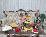 عکس مرحله 4 از دستور تزیین میوه یلدا