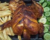 A picture of step 4 of Lahori chicken charga.