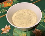 Une image de l'étape 5 de Sauce salade aux deux moutardes, melfor et aneth.