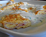 Foto del paso 8 de la receta: Tortilla de jamón y queso con bechamel y espinacas