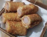 Foto langkah ke 5 dari resep Roti gulung sosis.