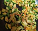 Foto del passaggio 1 della ricetta Grano saraceno con fiori di zucca e i suoi zucchini in tempura