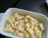 Une image de l'étape 1 de Clafoutis poire amande.