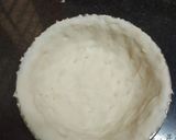 A picture of step 3 of Panner milk caramel tart.