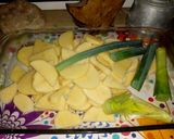 Foto del paso 1 de la receta: Papas al puerro