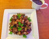 A picture of step 9 of Crispy Pork Belly with Chilli Caramel.