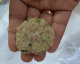 A picture of step 7 of Chicken vada.
