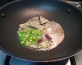 A picture of step 4 of Manipuri style Khichadi.