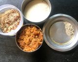 A picture of step 1 of Jaggery Sanja.