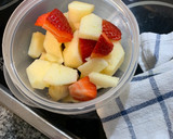 Foto del paso 1 de la receta: Tortitas de avena con fruta madura y canela