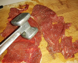 Foto del paso 1 de la receta: Bistec de res con acelga y salsa soya