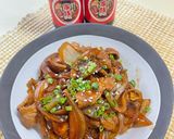 รูปขั้นตอนการทำที่ 6 ของ ข้าวหน้าหมูญี่ปุ่นซอส Kazoku