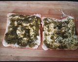 A picture of step 2 of Veg Cheese Grilled Sandwich (Mumbai Street Style).