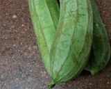 A picture of step 1 of Bottle gourd & Ridge gourd pickle.