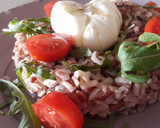Foto del paso 7 de la receta: Nido de arroz salvaje con huevo poche