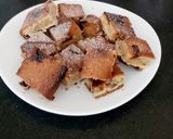 A picture of step 8 of My White Brownies with Turkish delight added.