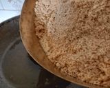 A picture of step 3 of Roasted Sunflower seeds burfi.