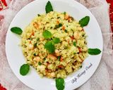 Hình bước làm 3 của món Cơm Chiên Tôm+Đậu Hủ Cá+Trứng