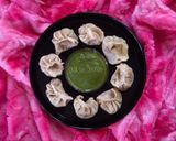 A picture of step 13 of Veg momos.