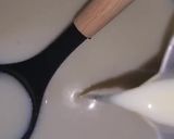 Foto langkah ke 2 dari resep Puding Lapis Cherry Bunga Telang Longan.