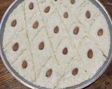 صورة لخطوة 2 من وصفة بسبوسة لوز