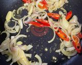 Gambar langkah 2 resipi Tumis Taugeh Tempe.
