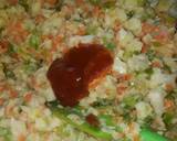 White sauce and vegetables triangles recipe step 4 photo
