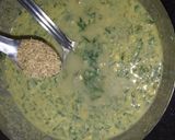 A picture of step 3 of Besan-Methi Chilla.